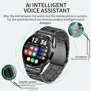 Smart Watch for Men Full Touch Screen Sport Fitness Watch Man IP67 Waterproof Bluetooth for Android IOS Smartwatch Men
